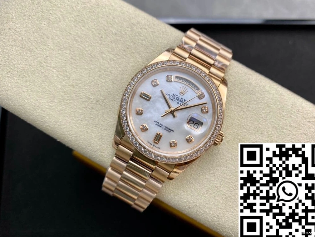 Day Factory Mother-Of-Pearl Dial 128238 V2 EW Rolex Date 0214